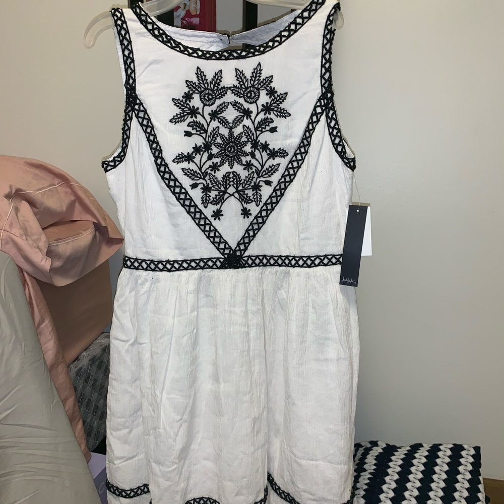 Nicole Miller Black & White Dress